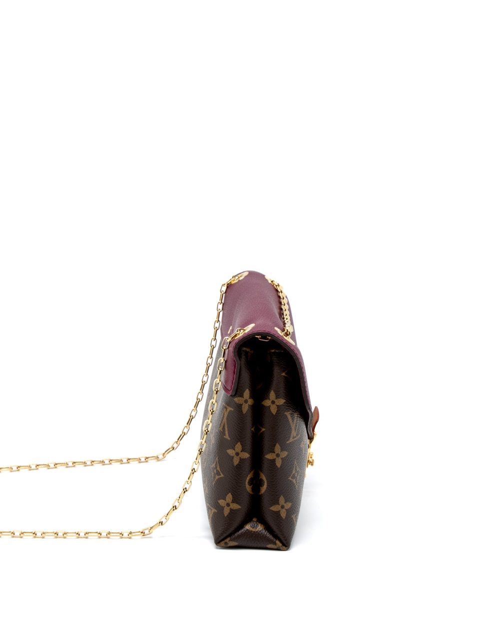 AAA Replica Louis Vuitton LV PALLAS CHAIN BAG MONOGRAM CANVAS/AURORE GHW