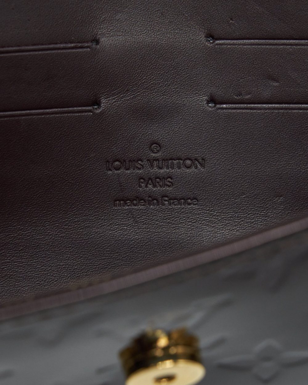 AAA Replica Louis Vuitton LV SUNSET BOULEVARDE PATENT DARK RED GHW