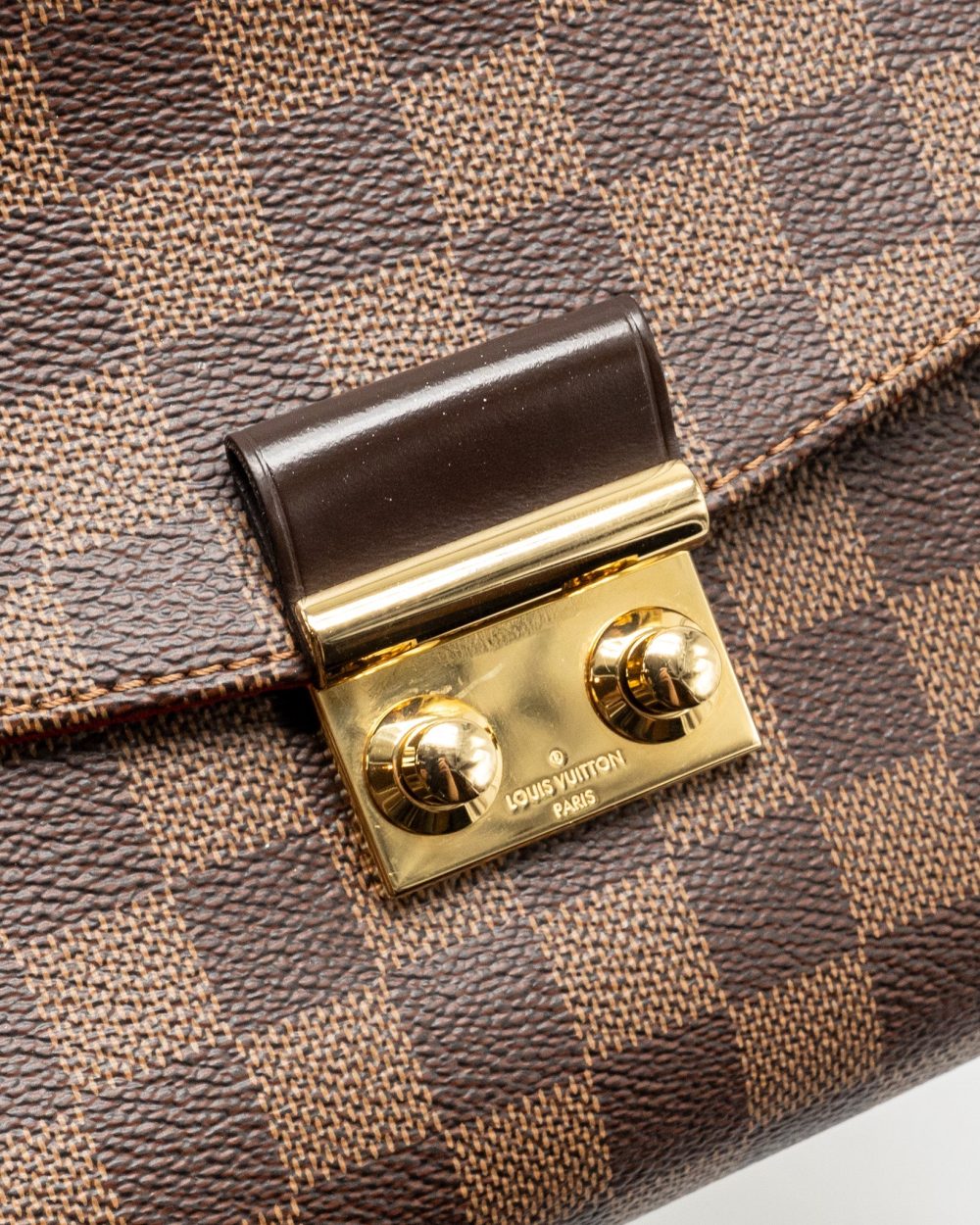 AAA Replica Louis Vuitton LV CROISETTE DAMIER EBENE CANVAS GHW