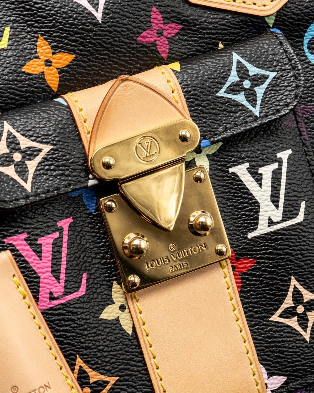 AAA Replica Louis Vuitton LV X TAKASHI MURAKAMI SPEEDY 30 LIMITED EDITION MULTICOLOURED MONOGRAM CANVAS BLACK GHW