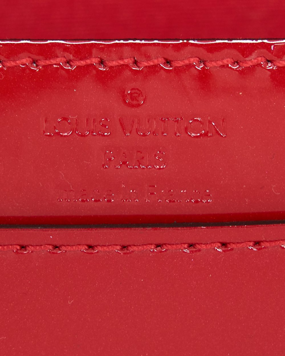AAA Replica Louis Vuitton LV LOUIS CHAIN BAG PATENT RED GHW