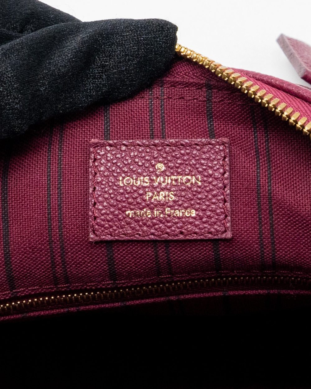 AAA Replica Louis Vuitton LV SPEEDY 25 BANDOULIERE MONOGRAM EMPREINTE PURPLE GHW