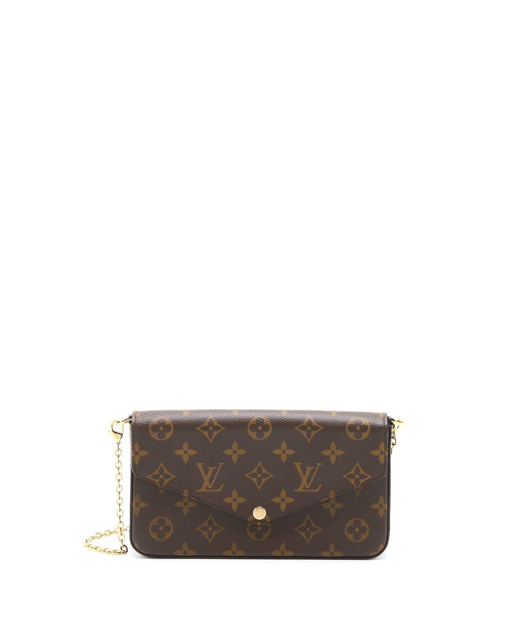 AAA Replica Louis Vuitton LV FELICIE POCHETTE MONOGRAM CANVAS RED GHW