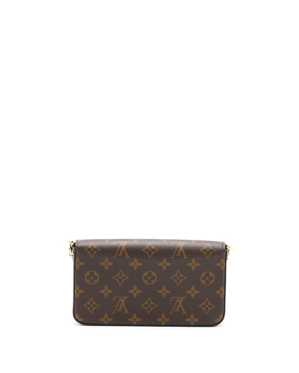 AAA Replica Louis Vuitton LV FELICIE POCHETTE MONOGRAM CANVAS RED GHW