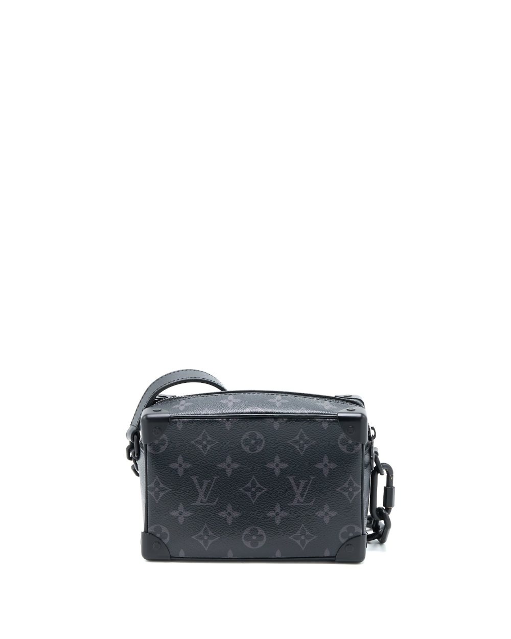 AAA Replica Louis Vuitton LV MINI SOFT TRUNK MONOGRAM ECLIPSE CANVAS MATTE-BLACK HARDWARE