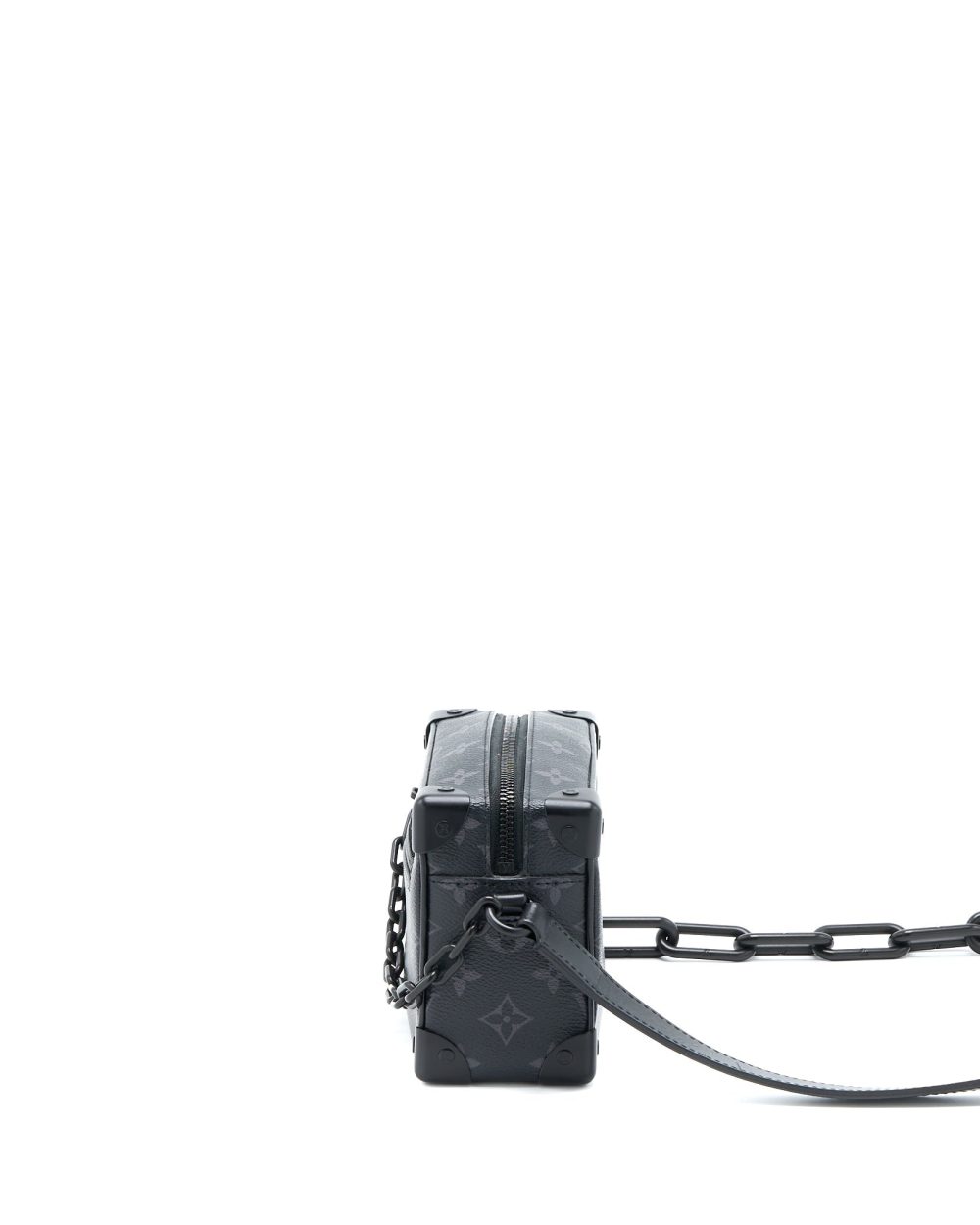 AAA Replica Louis Vuitton LV MINI SOFT TRUNK MONOGRAM ECLIPSE CANVAS MATTE-BLACK HARDWARE
