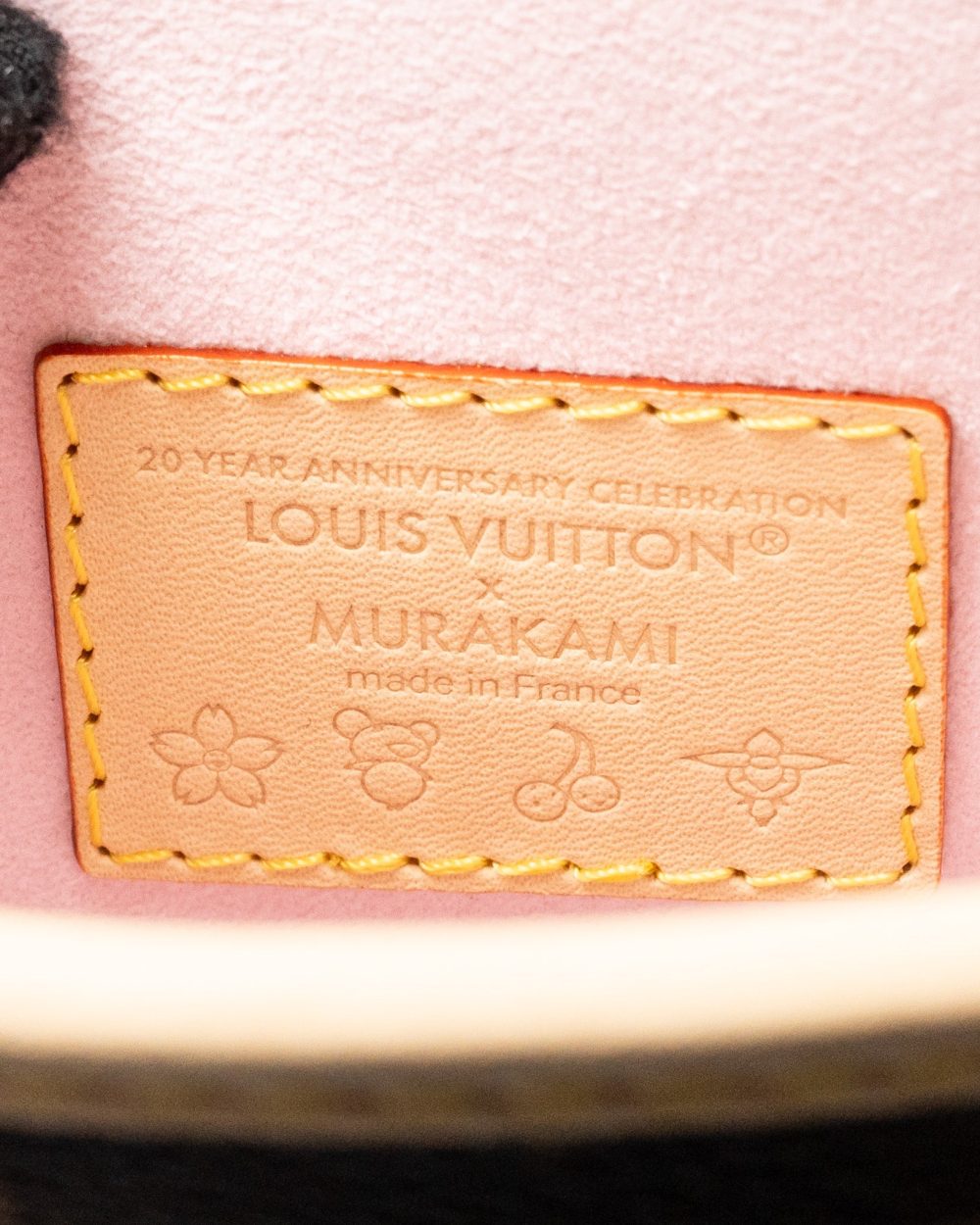 AAA Replica Louis Vuitton LV HARUKI MURAKAMI NANO BUCKET MONOGRAM CANVAS SAKURA BROWN GHW