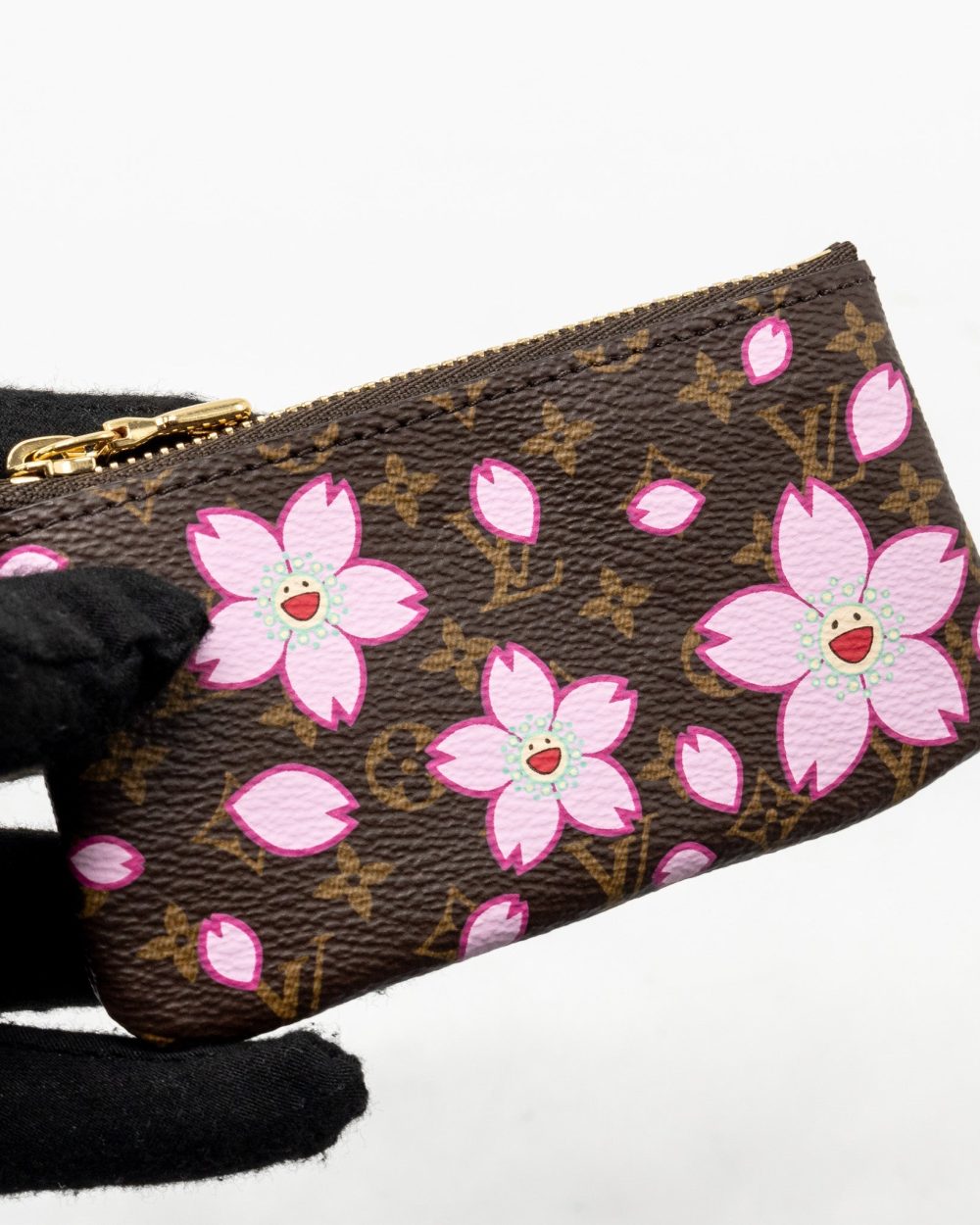 AAA Replica Louis Vuitton LV HARUKI MURAKAMI NANO BUCKET MONOGRAM CANVAS SAKURA BROWN GHW