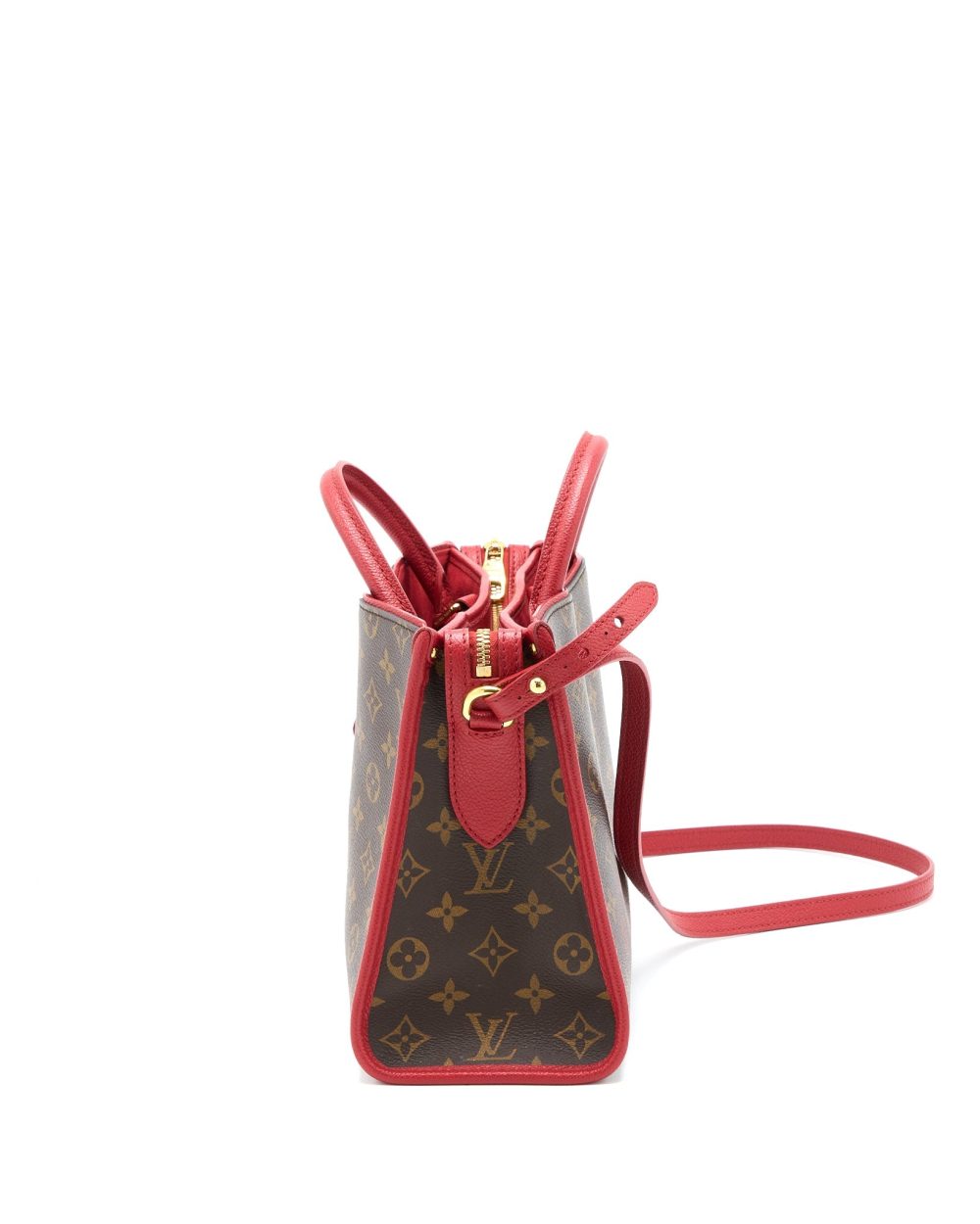 AAA Replica Louis Vuitton LV POPINCOURT PM BAG MONOGRAM CANVAS/CERISE GHW