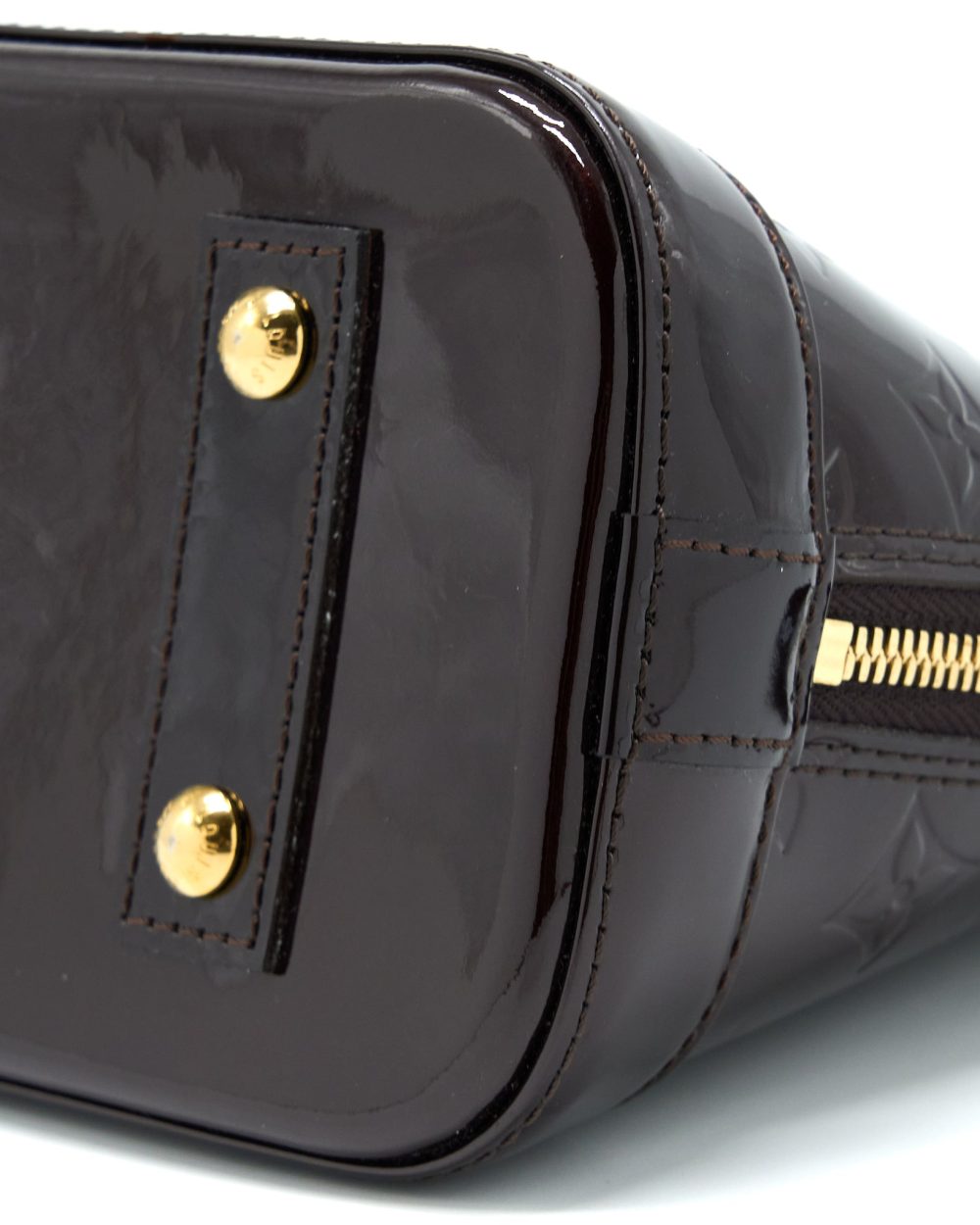 AAA Replica Louis Vuitton LV ALMA BB PATENT AMATANTE GHW