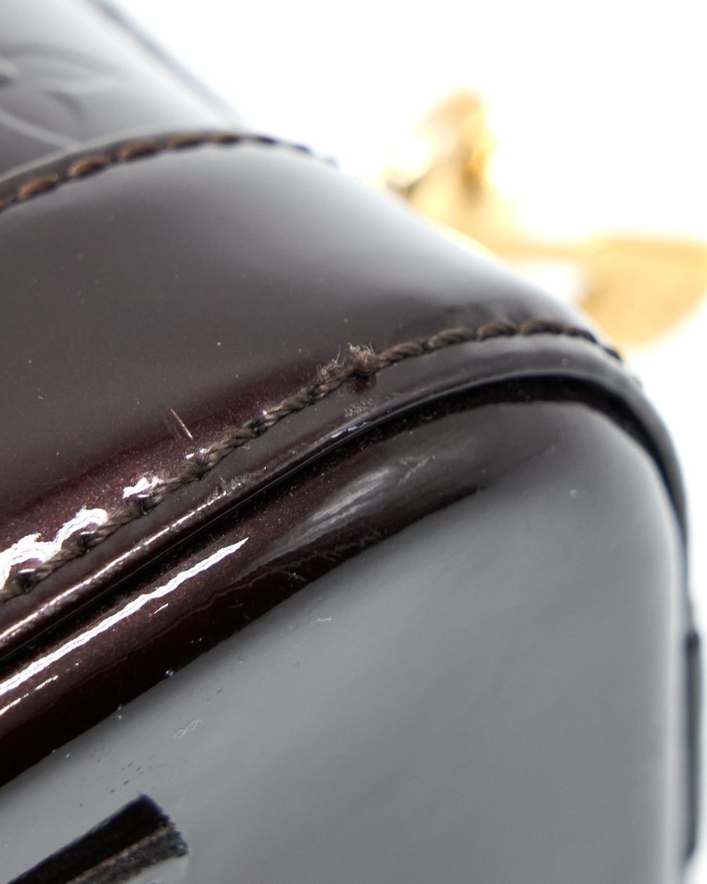 AAA Replica Louis Vuitton LV ALMA BB PATENT AMATANTE GHW