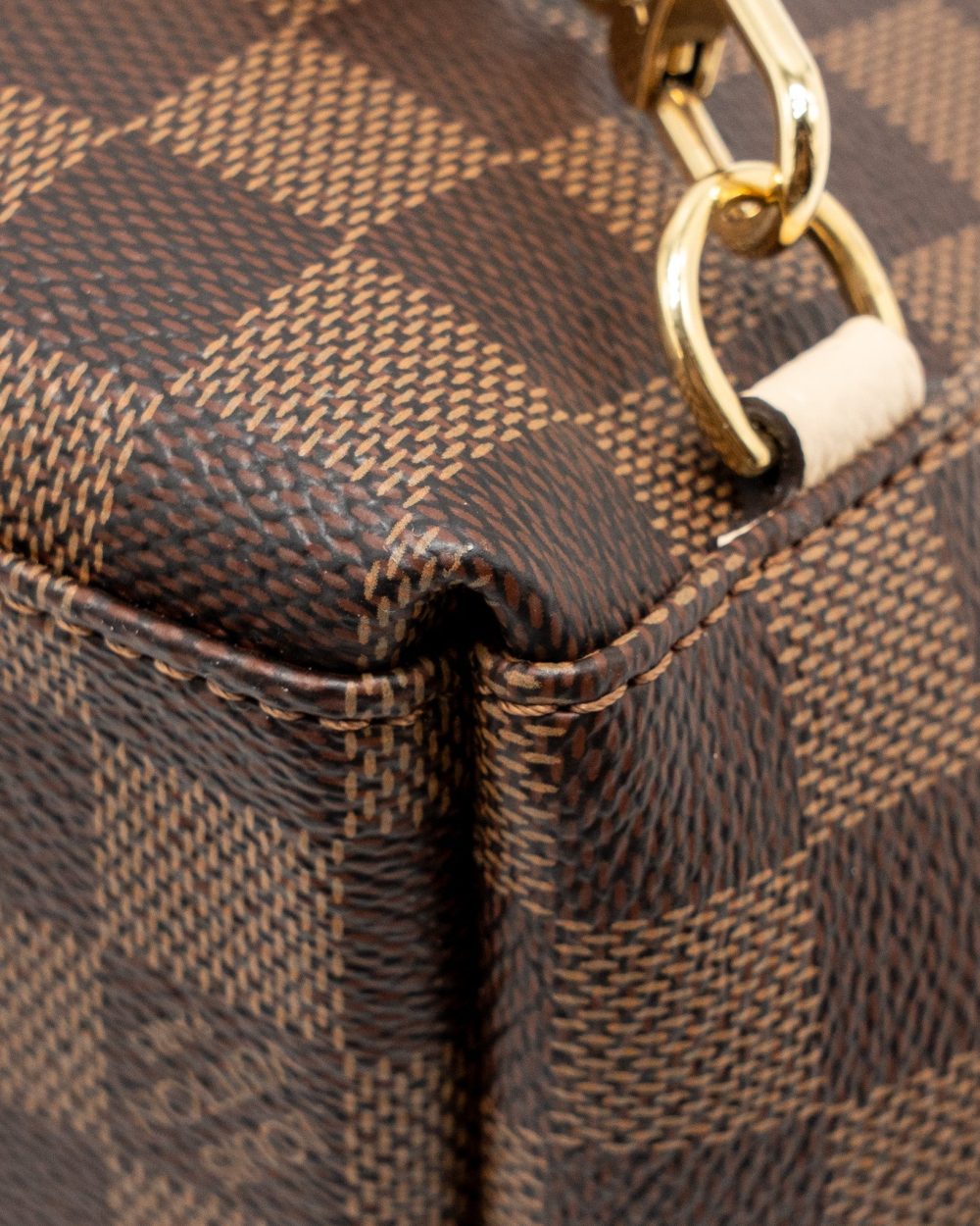 AAA Replica Louis Vuitton LV CLAPTON BACKPACK DAMIER EBENE CANVAS/LEATHER LIGHT PINK GHW