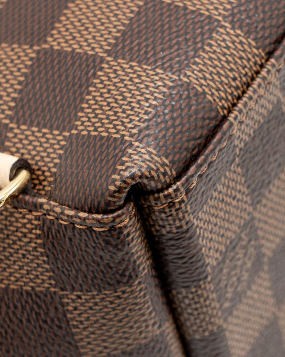 AAA Replica Louis Vuitton LV CLAPTON BACKPACK DAMIER EBENE CANVAS/LEATHER LIGHT PINK GHW