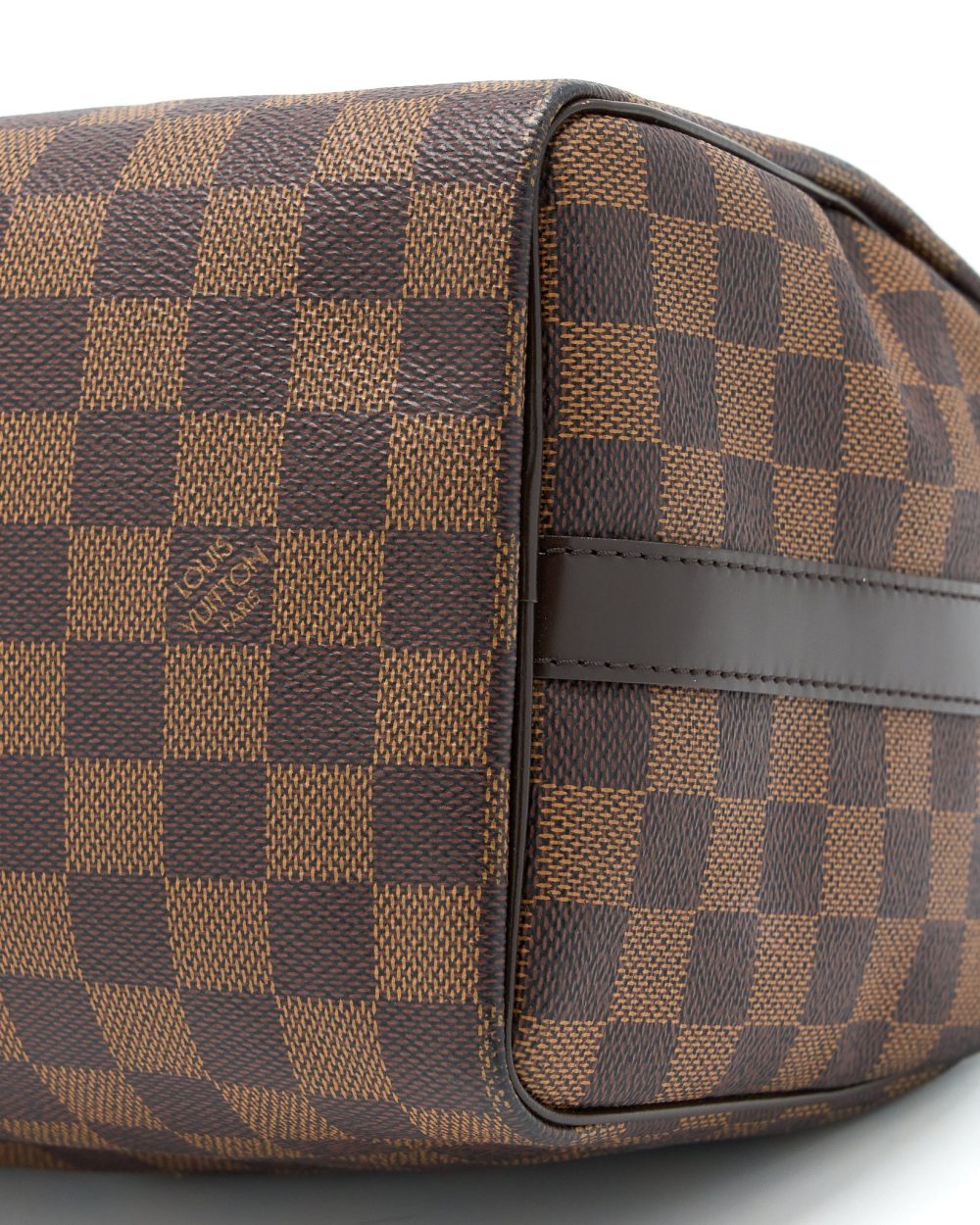 AAA Replica Louis Vuitton LV SPEEDY 25 DAMIER EBENE GHW