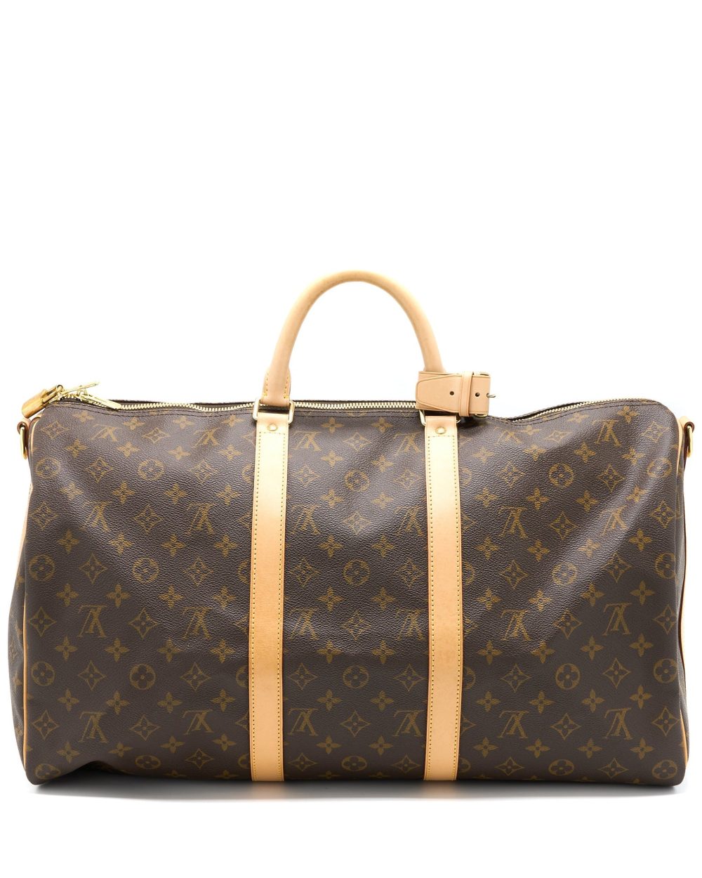 AAA Replica Louis Vuitton LV KEEPALL BANDOULIERE 50 MONOGRAM CANVAS GHW