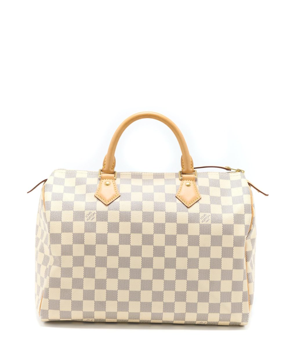 AAA Replica Louis Vuitton LV SPEEDY 30 DAMIER AZUR CANVAS GHW
