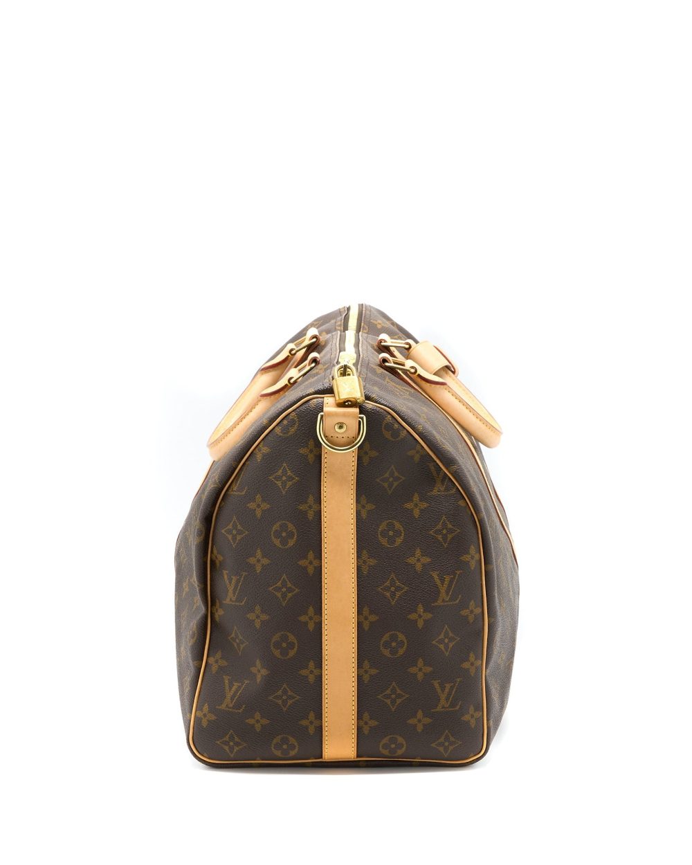 AAA Replica Louis Vuitton LV KEEPALL BANDOULIERE 50 MONOGRAM CANVAS GHW