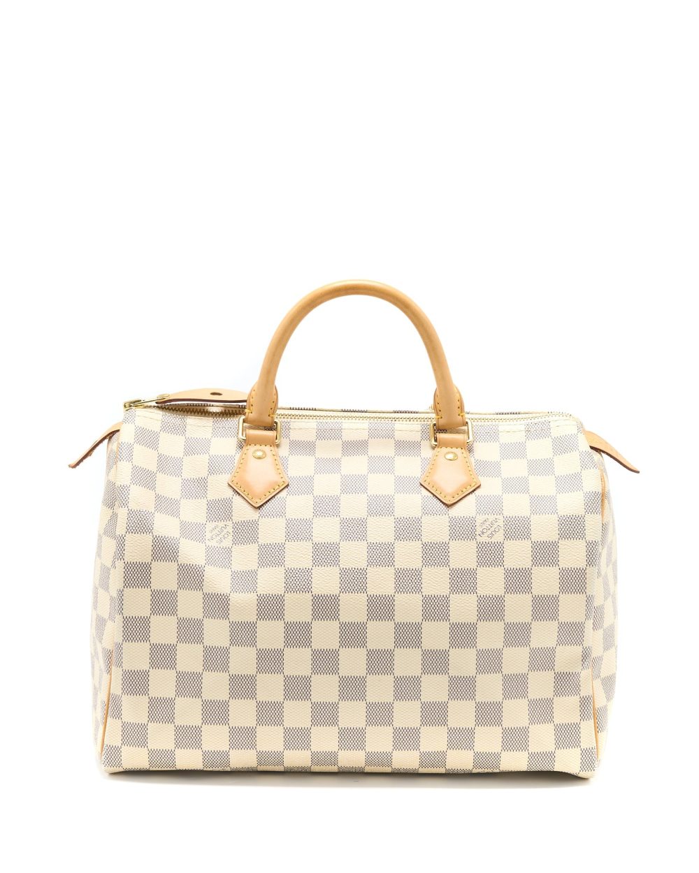AAA Replica Louis Vuitton LV SPEEDY 30 DAMIER AZUR CANVAS GHW