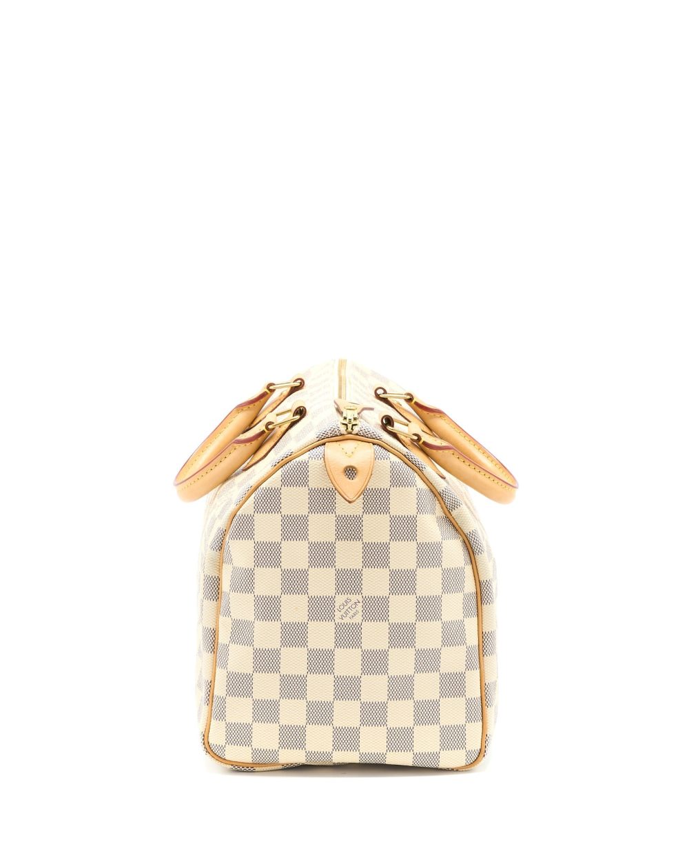 AAA Replica Louis Vuitton LV SPEEDY 30 DAMIER AZUR CANVAS GHW