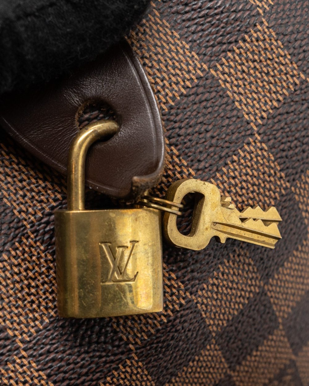 AAA Replica Louis Vuitton LV SPEEDY 35 DAMIER EBENE GHW