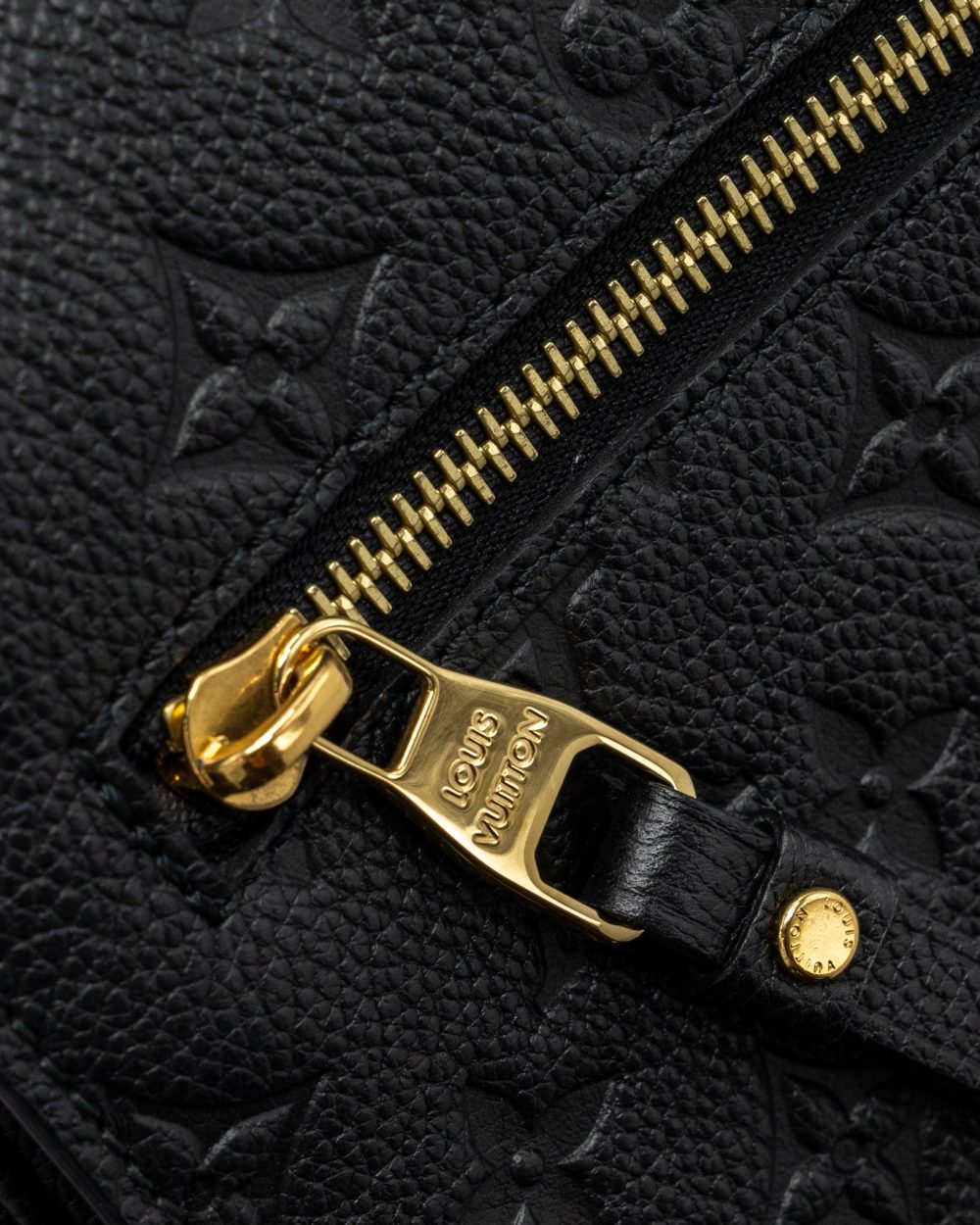 AAA Replica Louis Vuitton LV POCHETTE MÉTIS MONOGRAM EMPREINTE BLACK GHW (NEW VERSION)