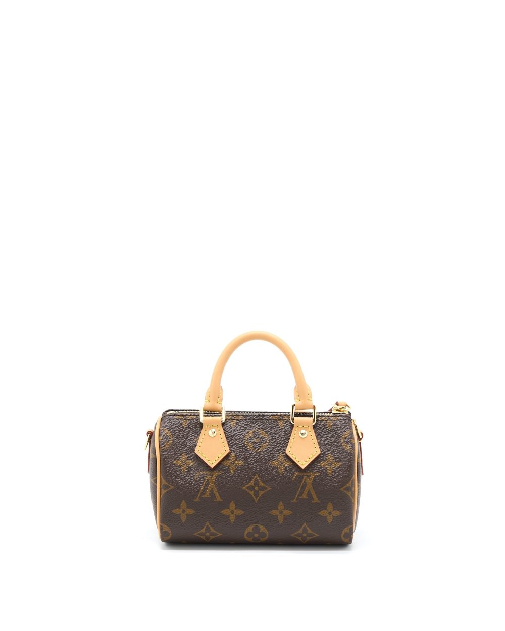AAA Replica Louis Vuitton LV NANO SPEEDY MONOGRAM CANVAS GHW (NEW VERSION)