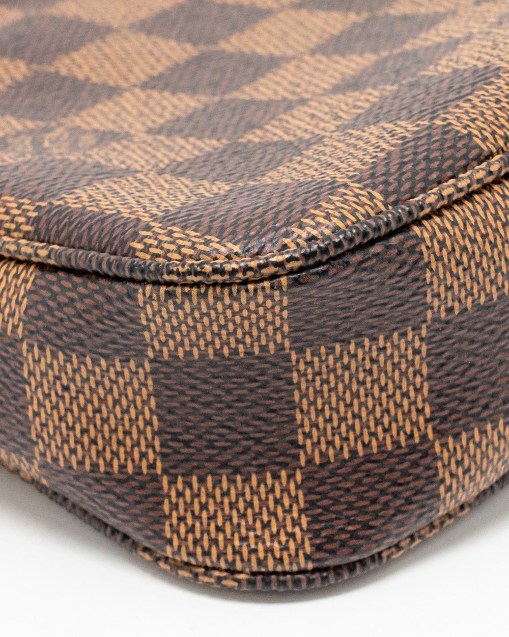 AAA Replica Louis Vuitton LV POCHETTE ACCESSOIRES DAMIER EBENE CANVAS GHW