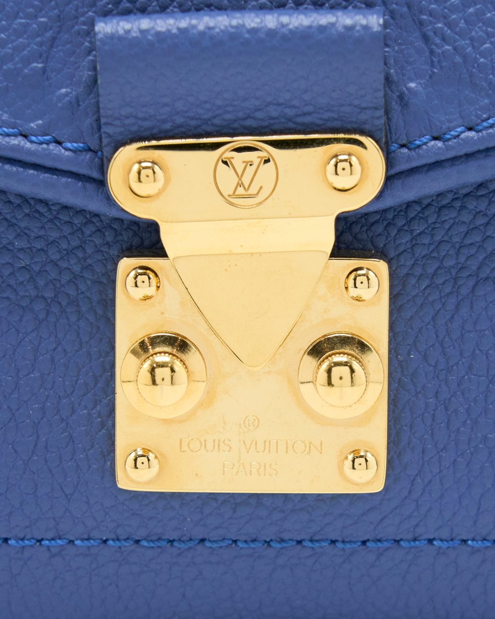 AAA Replica Louis Vuitton LV SAINT GERMAINE CROSSBODY BAG MONOGRAM EMPREINTE BLUE GHW