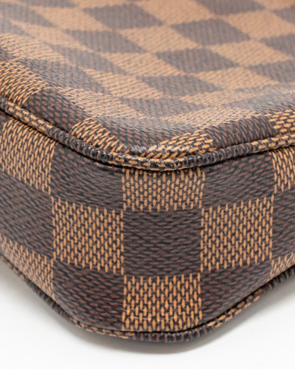 AAA Replica Louis Vuitton LV POCHETTE ACCESSOIRES DAMIER EBENE CANVAS GHW