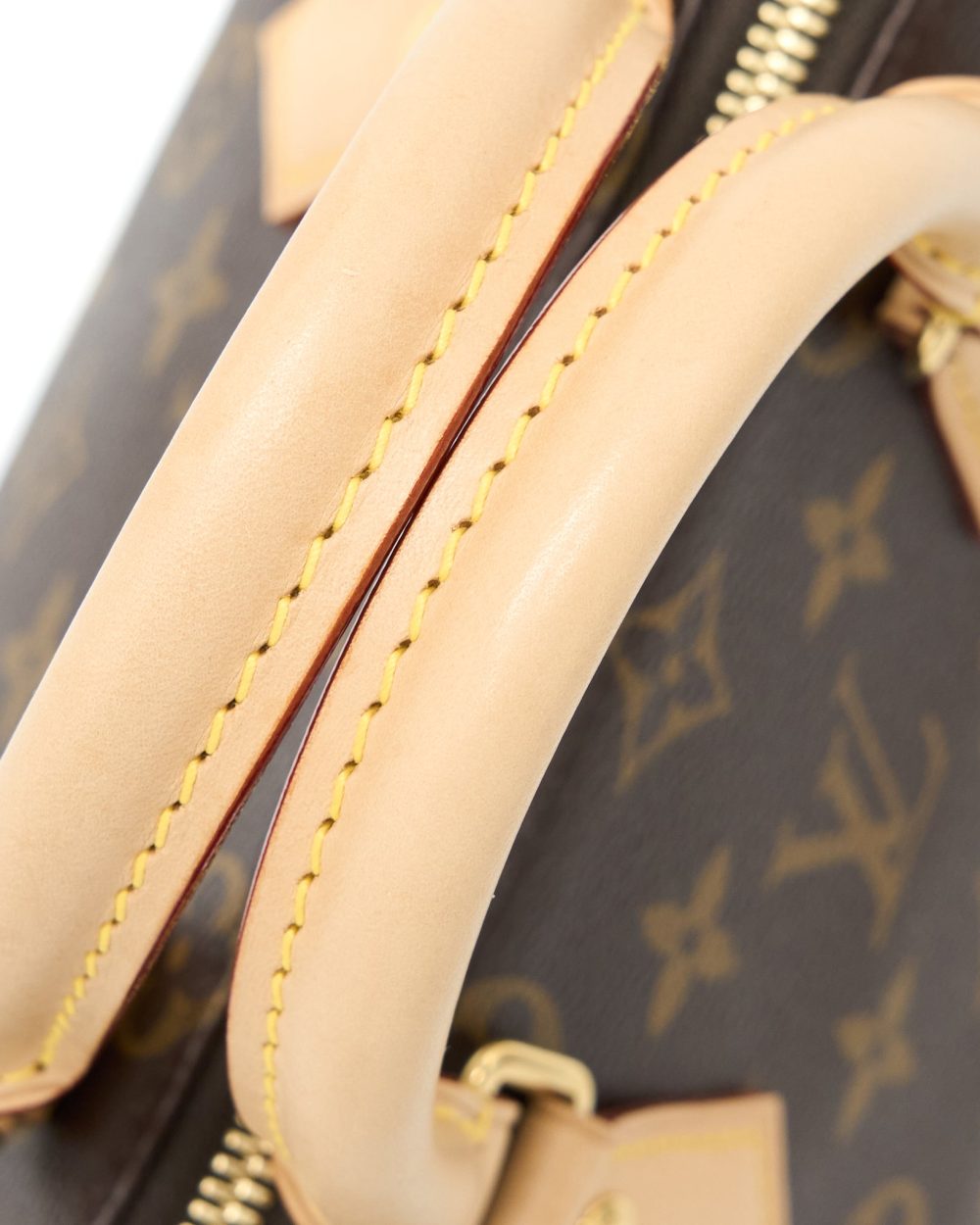 AAA Replica Louis Vuitton LV SPEEDY BANDOULIERE 20 MONOGRAM CANVAS WITH FUCHSIA STRAP GHW