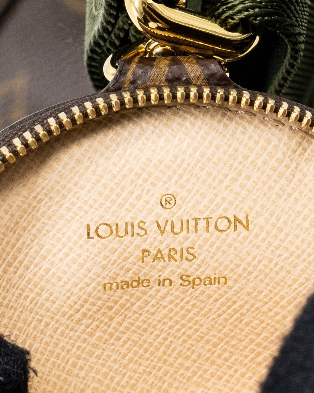 AAA Replica Louis Vuitton LV MULTI POCHETTE MONOGRAM CANVAS KHAKI STRAP GHW