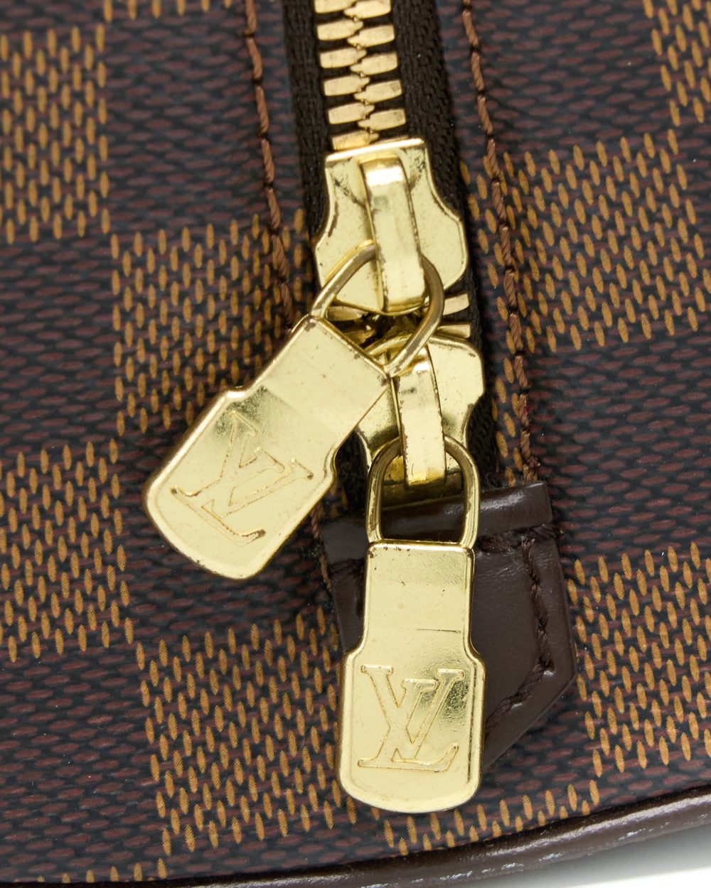 AAA Replica Louis Vuitton LV MINI RIBERA BAG DAMIER EBENE CANVAS GHW