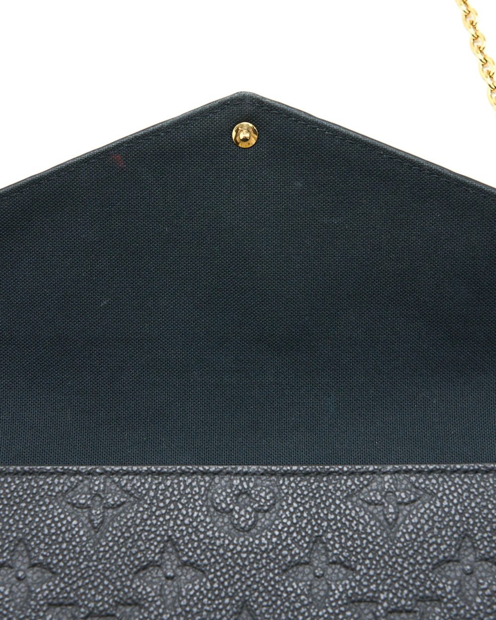 AAA Replica Louis Vuitton LV FELICIE POCHETTE MONOGRAM EMPREINTE BLACK GHW