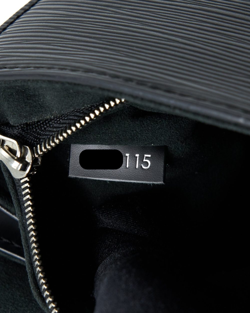 AAA Replica Louis Vuitton LV CLUNY MM EPI BLACK SHW WITH INITIAL S.S