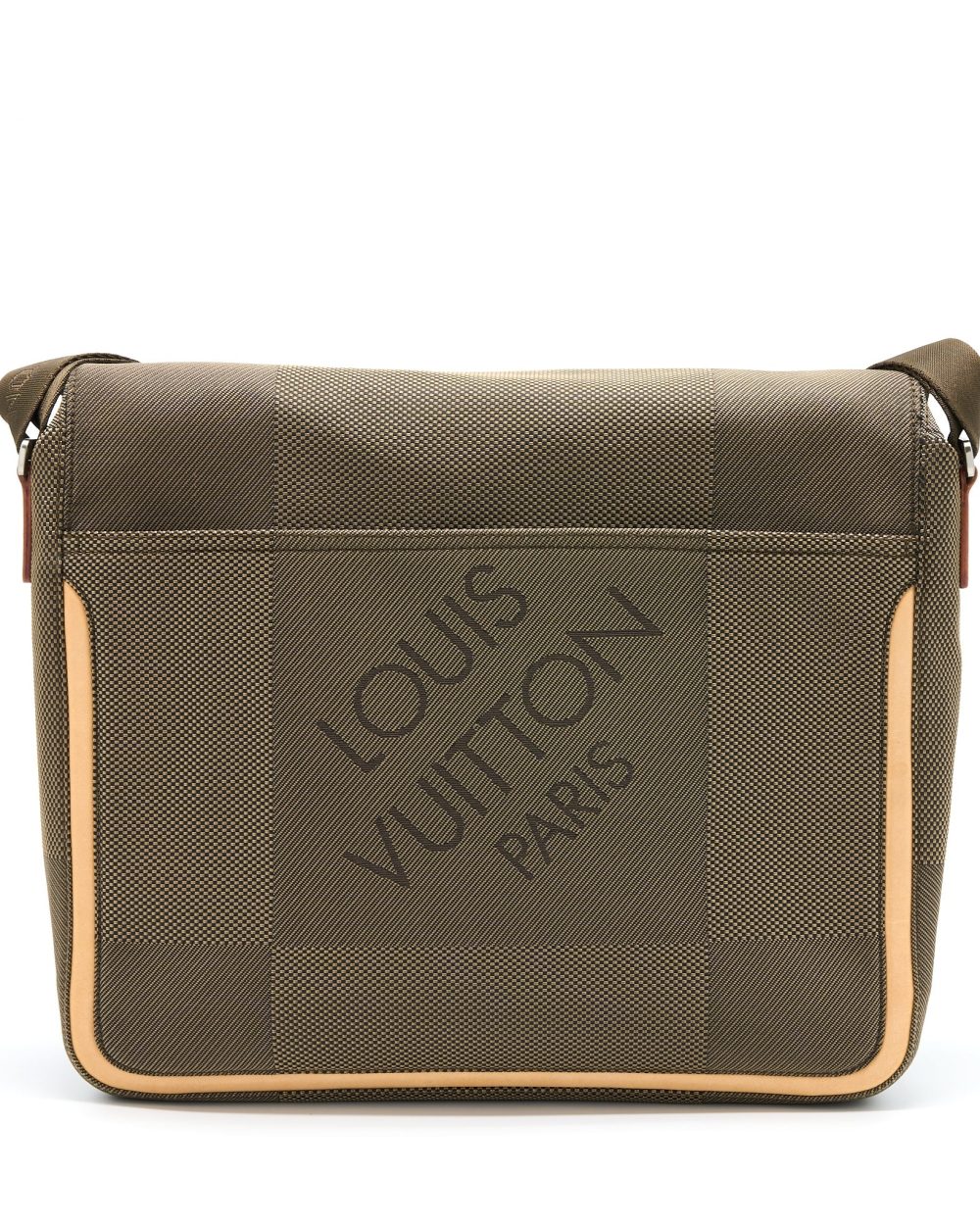 AAA Replica Louis Vuitton LV MESSENGER BAG FABRIC/BEIGE LEATHER MULTICOLOUR GHW