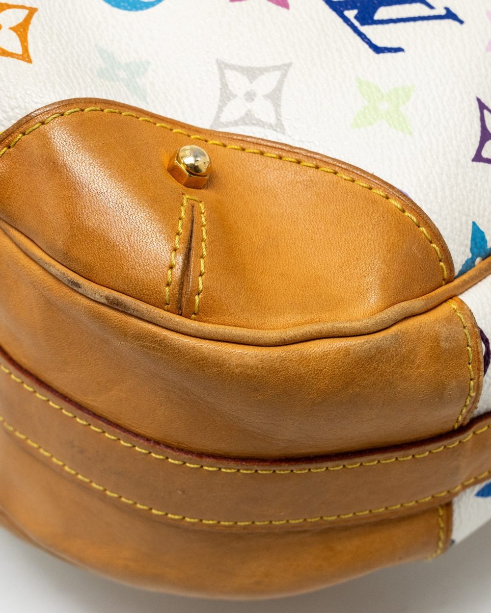 AAA Replica Louis Vuitton LV MURAKAMI GRETA BAG MONOGRAM CANVAS WHITE/MULTICOLOUR GHW