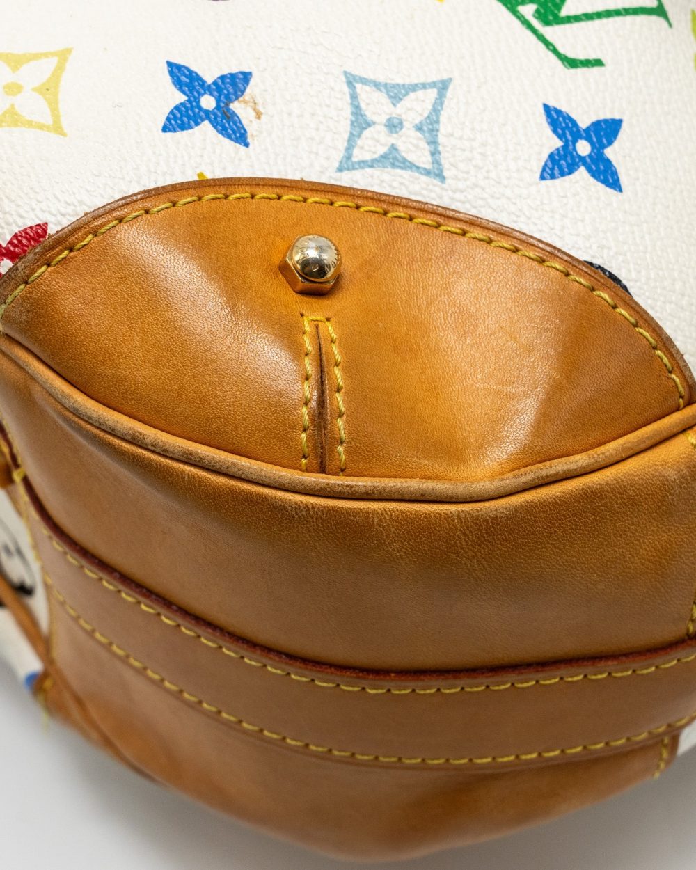 AAA Replica Louis Vuitton LV MURAKAMI GRETA BAG MONOGRAM CANVAS WHITE/MULTICOLOUR GHW