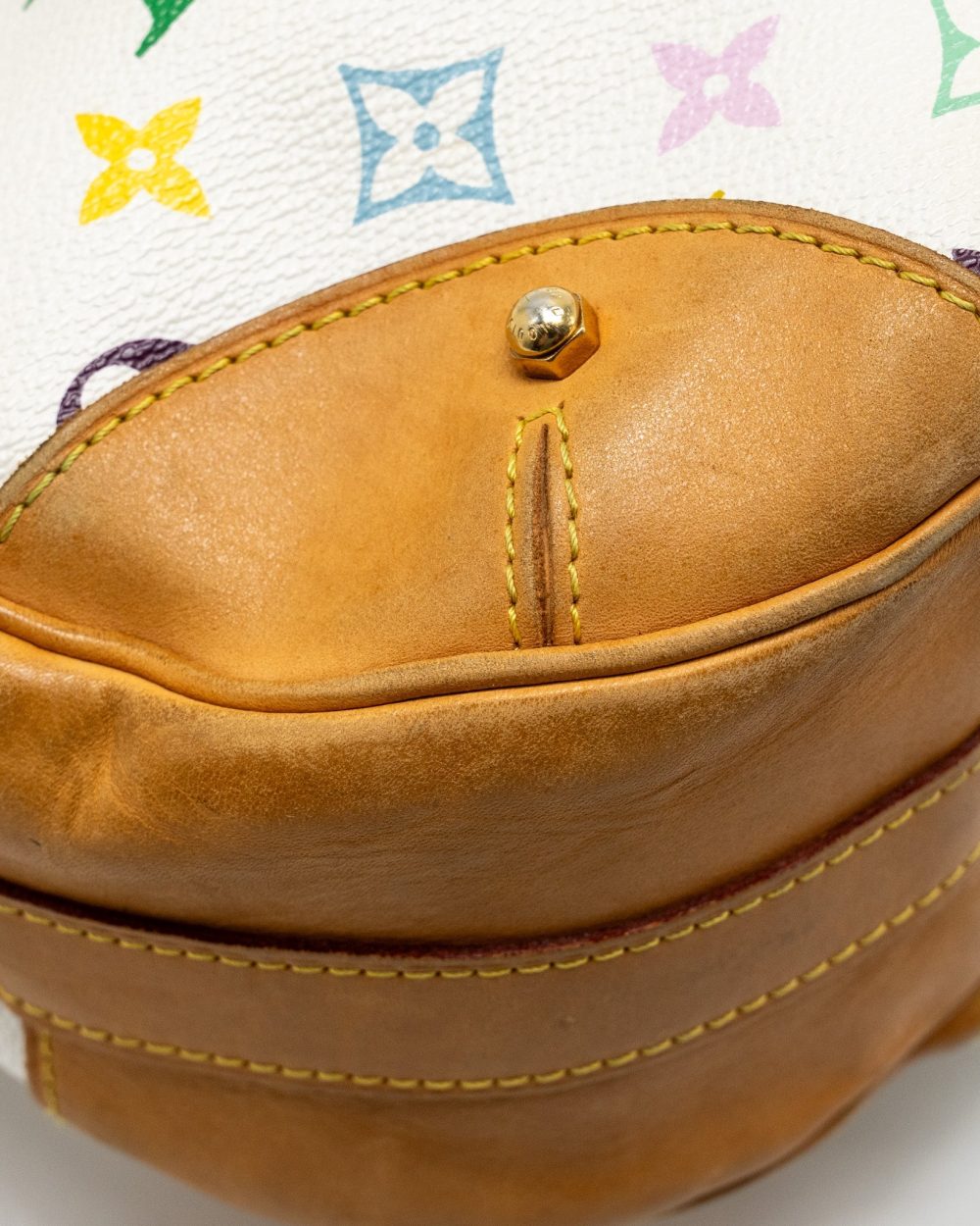 AAA Replica Louis Vuitton LV MURAKAMI GRETA BAG MONOGRAM CANVAS WHITE/MULTICOLOUR GHW