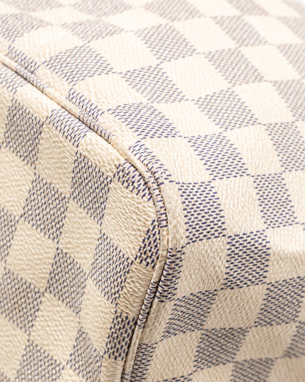 AAA Replica Louis Vuitton LV NEVERFULL GM DAMIER AZUR CANVAS GHW