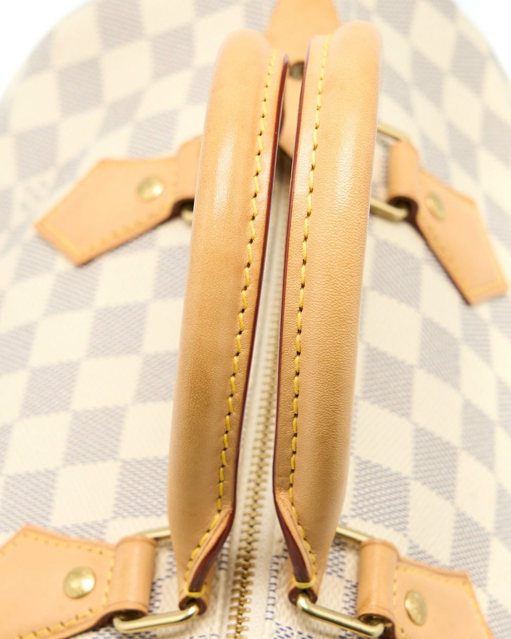 AAA Replica Louis Vuitton LV SPEEDY 30 DAMIER AZUR CANVAS GHW