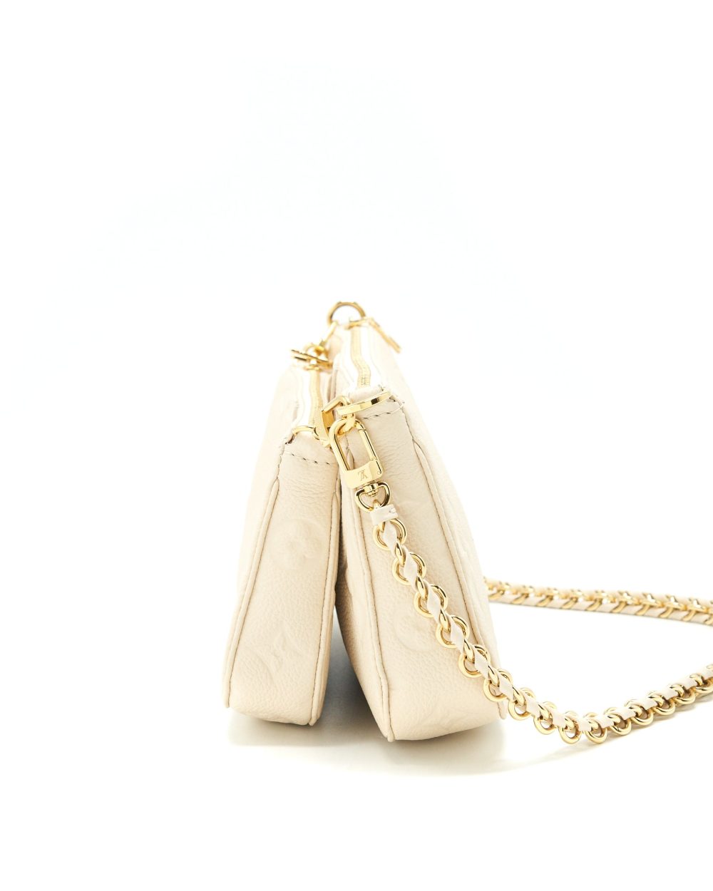 AAA Replica Louis Vuitton LV MULTI POCHETTE WHITE