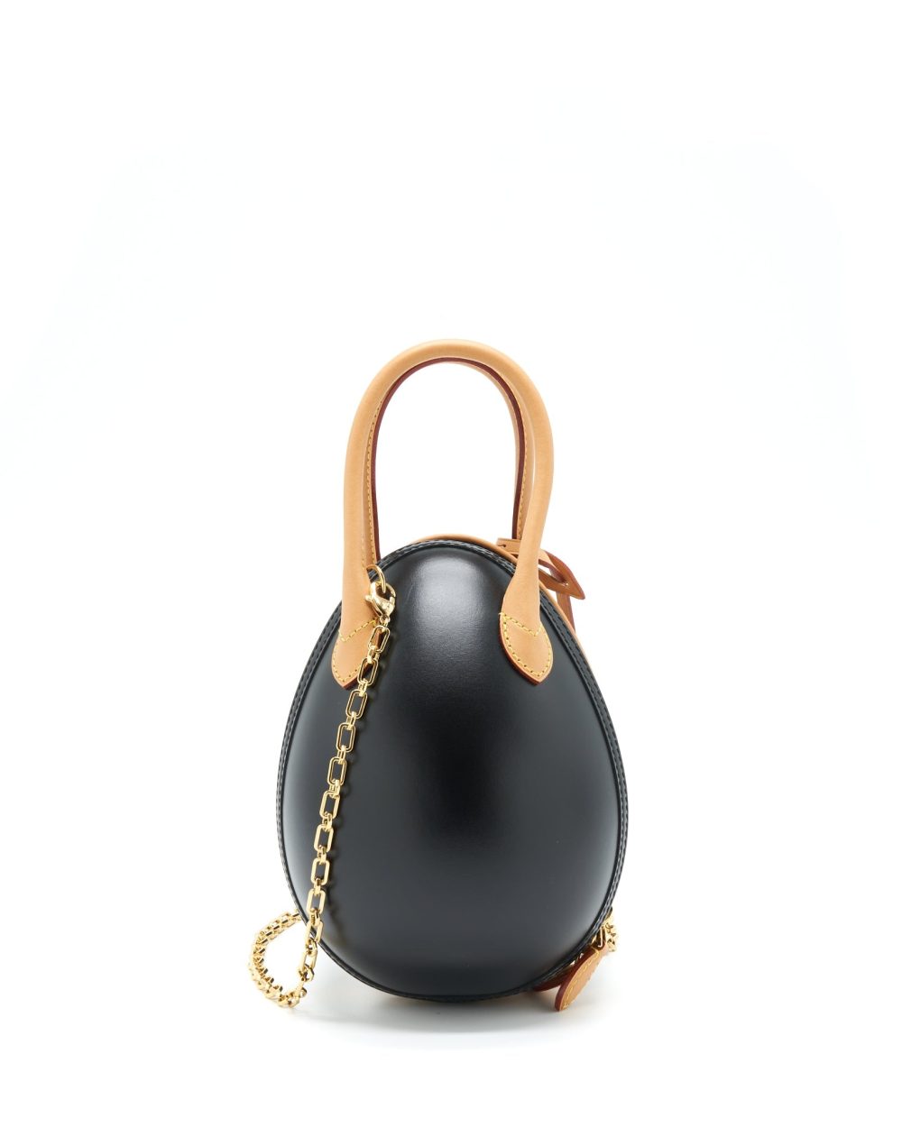 AAA Replica Louis Vuitton LV EGG BAG MONOGRAM CANVAS/BLACK GHW