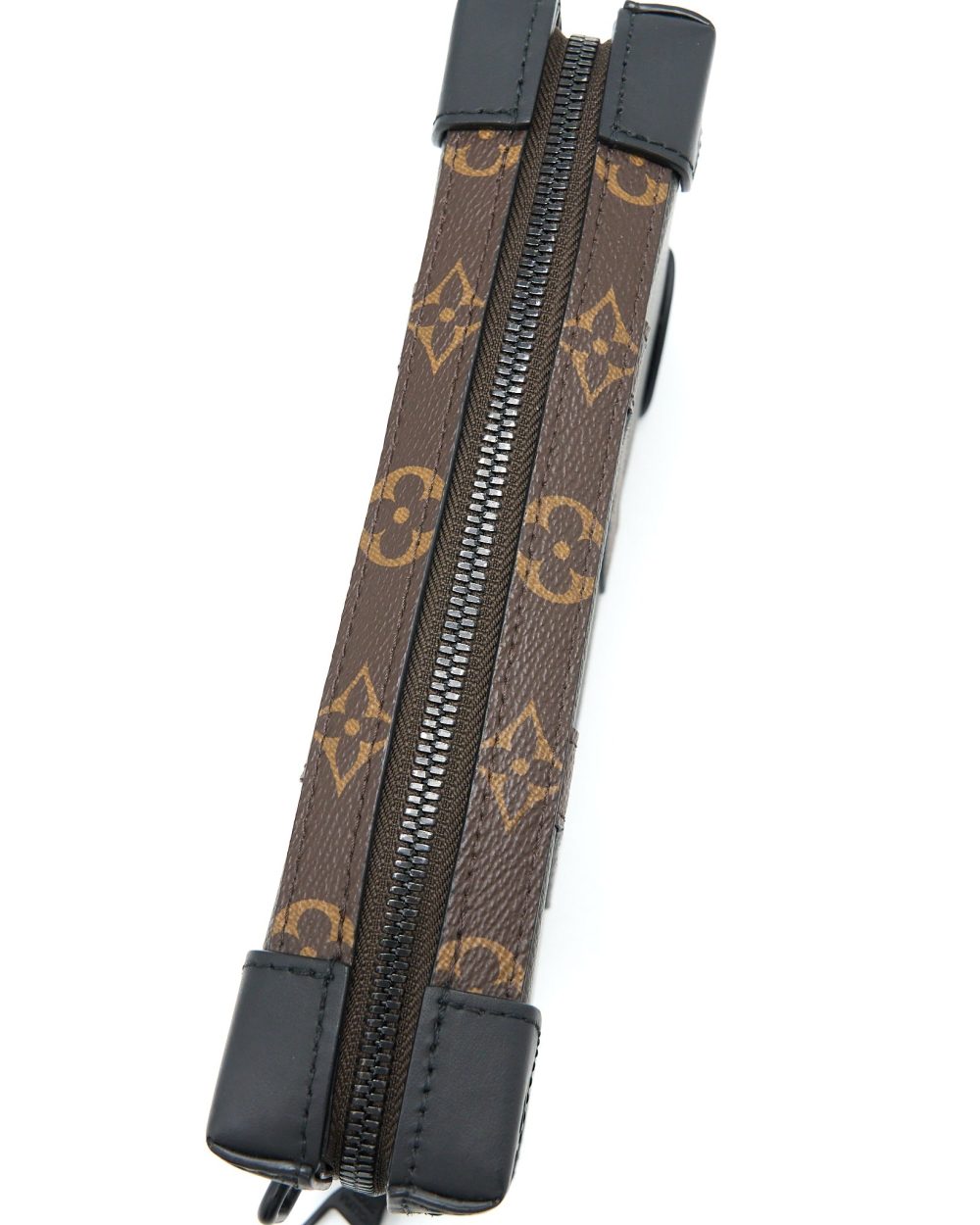 AAA Replica Louis Vuitton LV SOFT TRUNK WALLET TAIGA/MONOGRAM CANVAS KHAKI GREEN BLACK HARDWARE