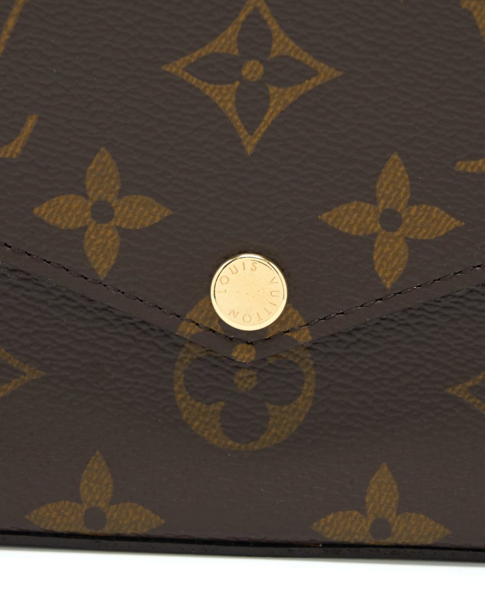AAA Replica Louis Vuitton LV FELICIE POCHETTE MONOGRAM CANVAS RED GHW