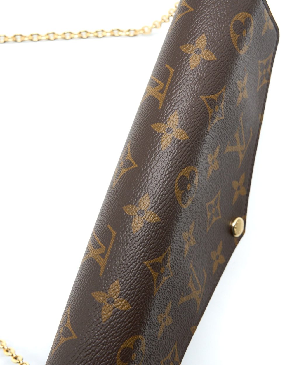 AAA Replica Louis Vuitton LV FELICIE POCHETTE MONOGRAM CANVAS RED GHW