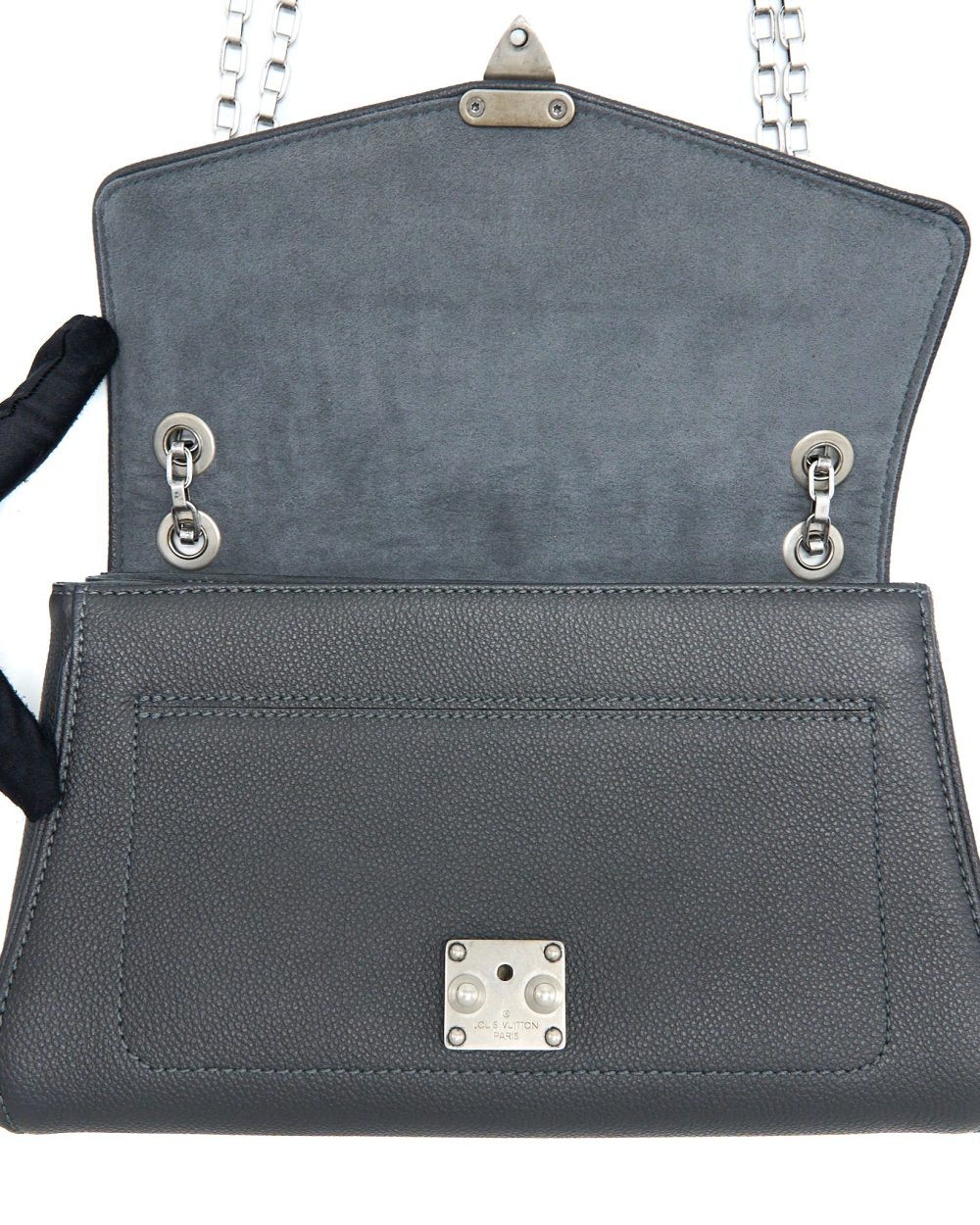 AAA Replica Louis Vuitton LV SAINT GERMAINE CROSSBODY BAG MONOGRAM EMPREINTE BLACK BRUSHED SHW 