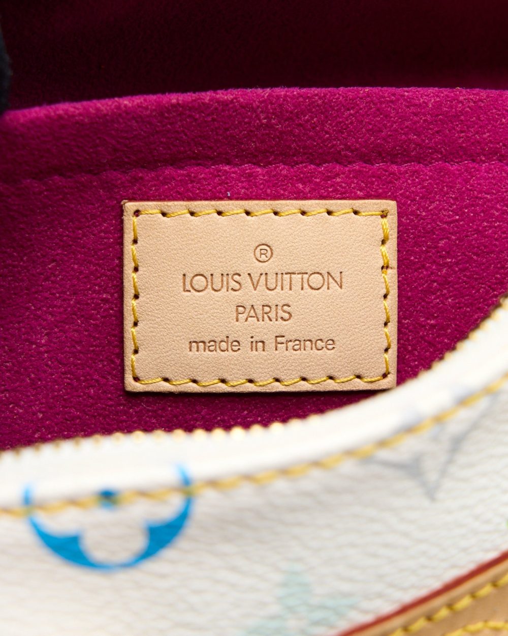 AAA Replica Louis Vuitton LV VINTAGE SPEEDY 25 LIMITED EDITION WHITE/MULTICOLOUR GHW