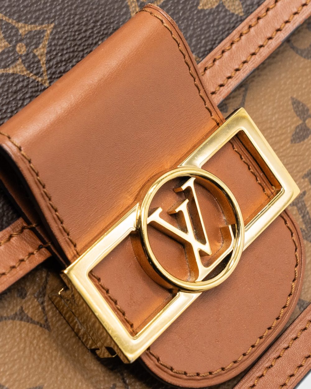 AAA Replica Louis Vuitton LV MINI DAUPHINE MONOGRAM CANVAS GHW