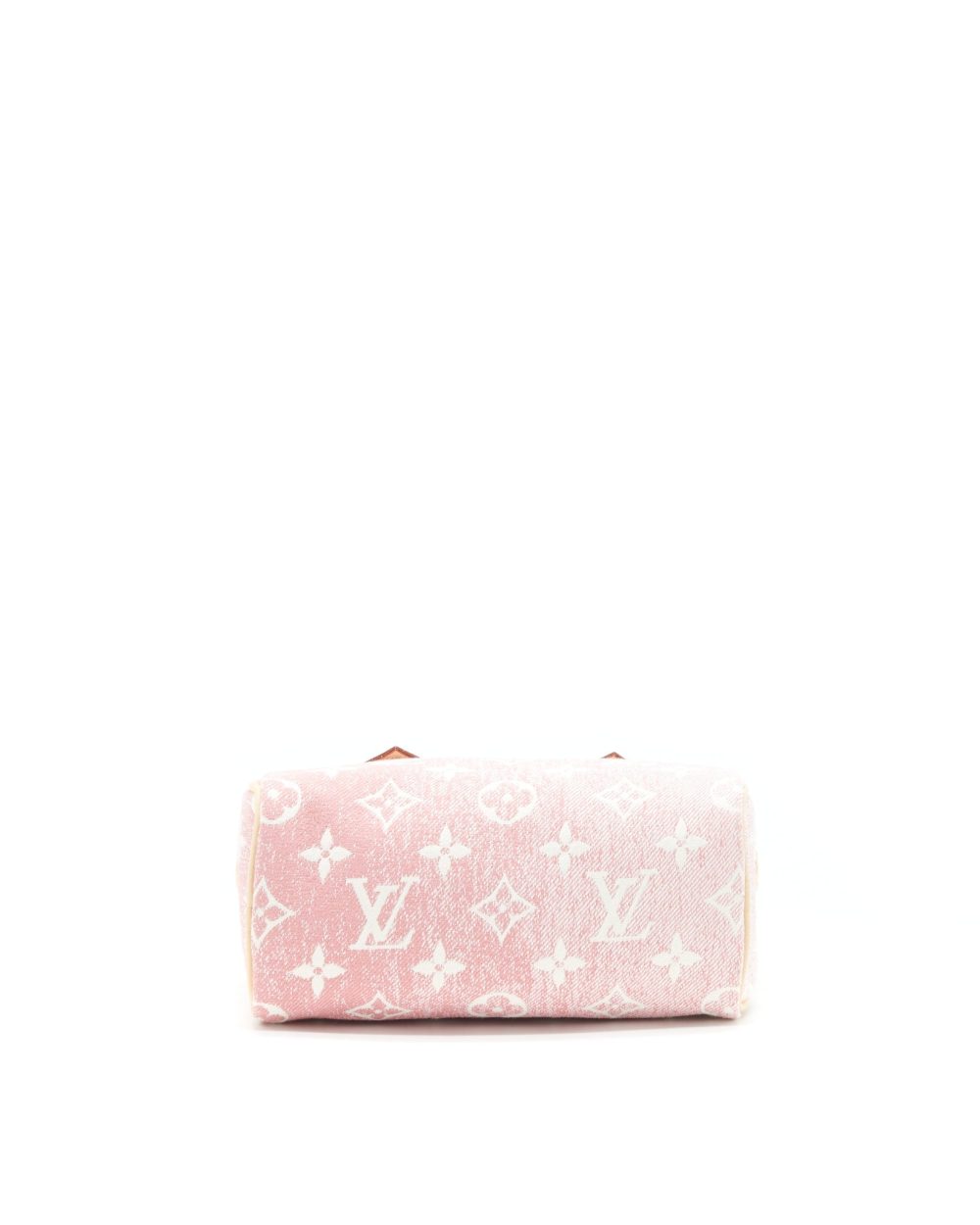 AAA Replica Louis Vuitton LV NANO SPEEDY MONOGRAM JACQUARD DENIM PINK