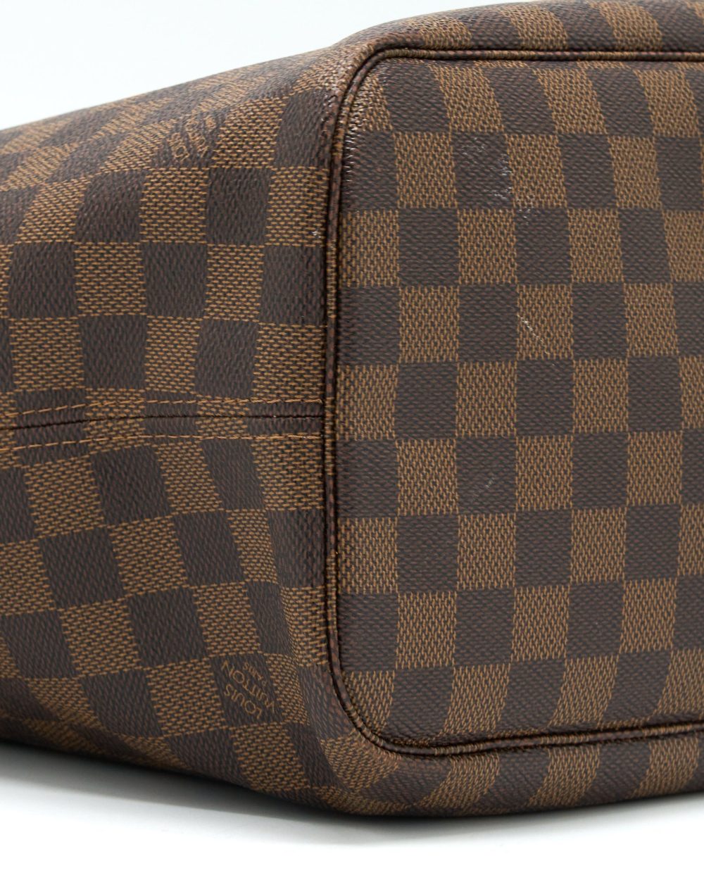 AAA Replica Louis Vuitton LV NEVERFULL MM DAMIER EBENE/PINK GHW